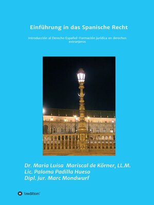 cover image of Einführung in das Spanische Recht
